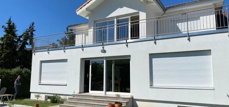 Inox ograde za balkone i terase model Anya, polirana izvedba