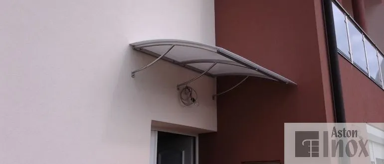 Inox nadstrešnica Elegance s PalSun pokrovom