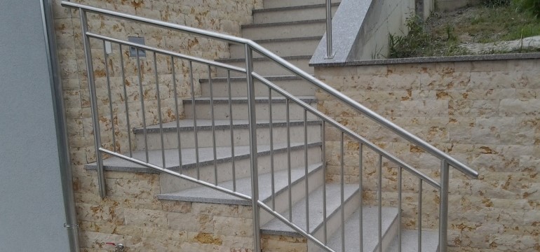 inox ograda stepenice